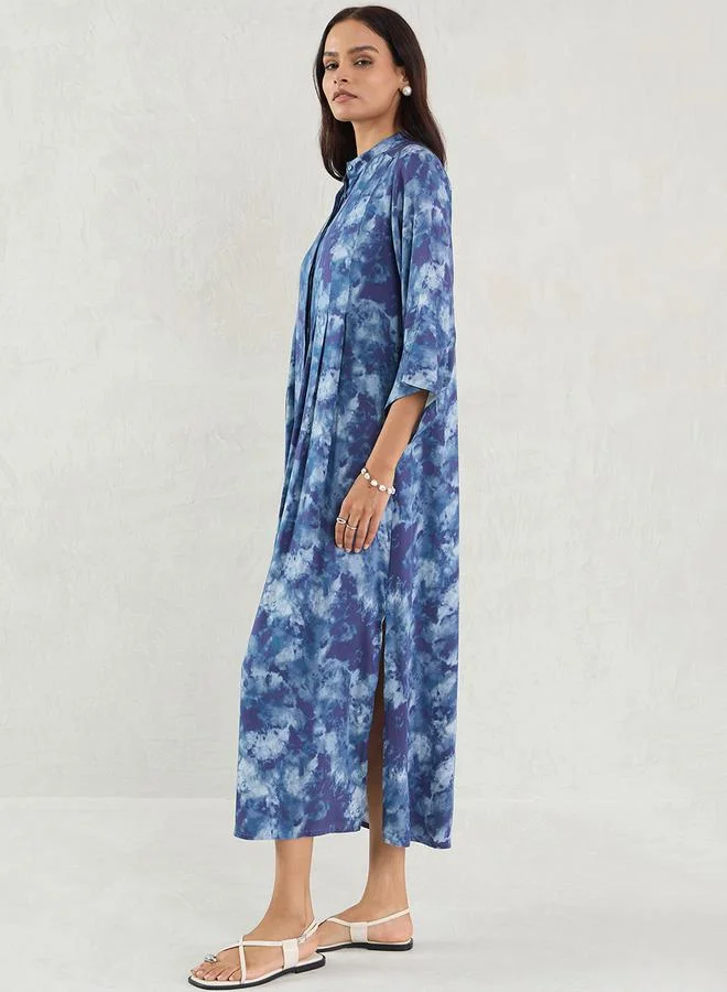 Femmella Watercolor Midi Dress