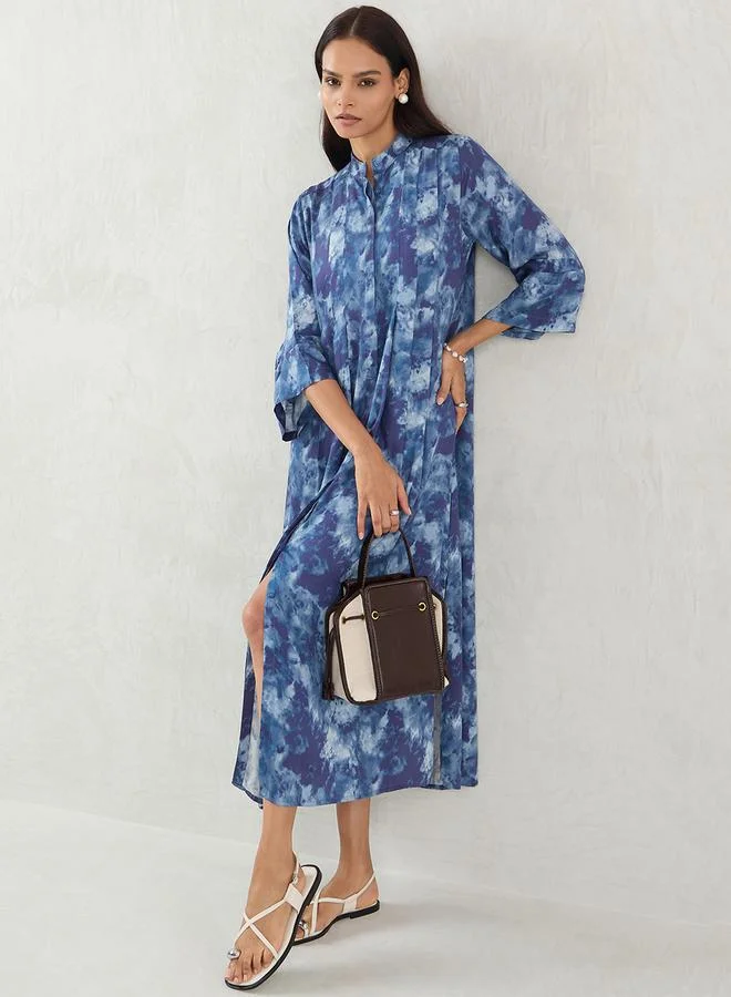 Femmella Watercolor Midi Dress