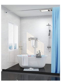 RATSAW 200CM Collapsible Shower Threshold Water Dam Shower Barrier and Retention System Wet and Dry Separation Shower Dam Seal Waterproof Strip for Bathroom Kitchen  - Image 2