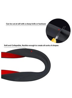 RATSAW 200CM Collapsible Shower Threshold Water Dam Shower Barrier and Retention System Wet and Dry Separation Shower Dam Seal Waterproof Strip for Bathroom Kitchen  - Image 5