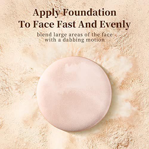 MOHOPE 8Pcs Air Cushion Makeup Sponges for Foundation with Portable Box | Latex-Free Blending Sponge for Liquid, Cream, Foundation and Powder | Round Powder Puff | Pink - Image 5
