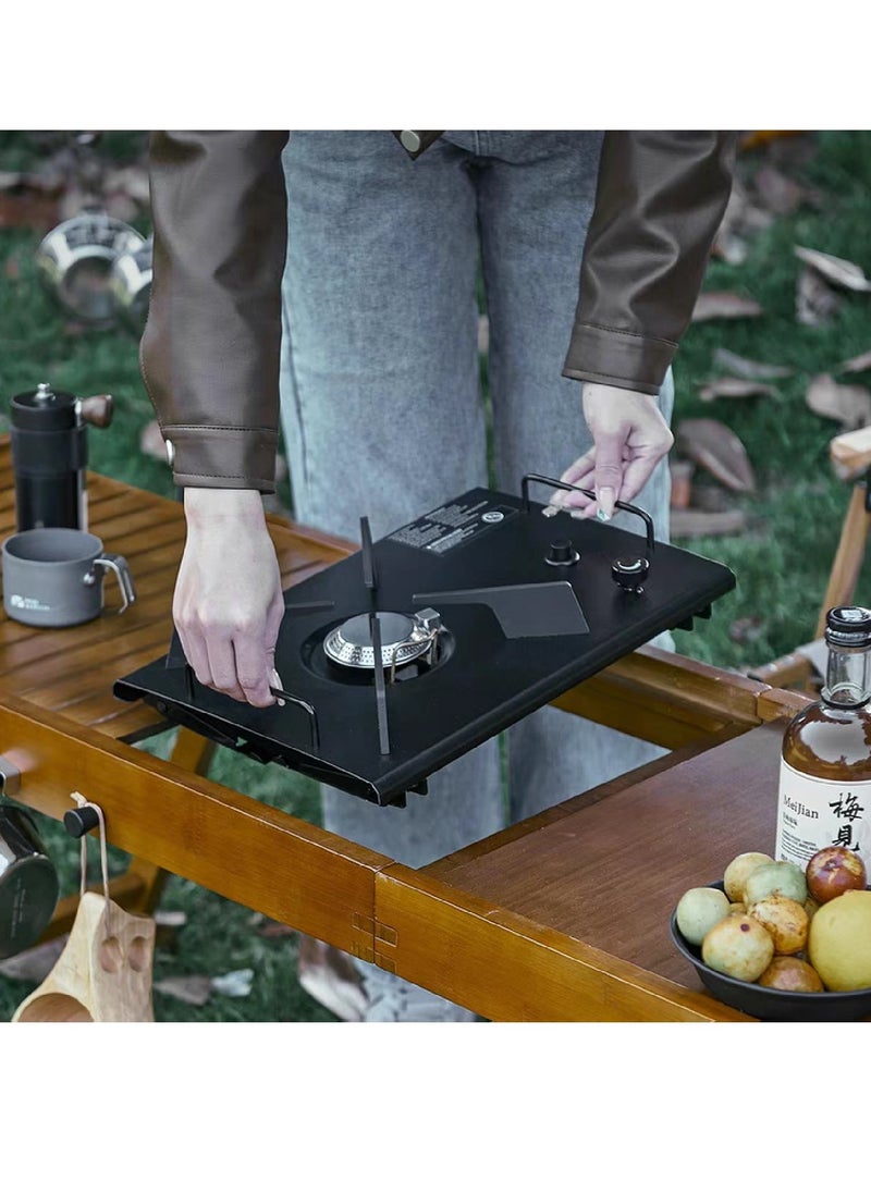 Manful Folding Wooden Camping Table  - Image 4