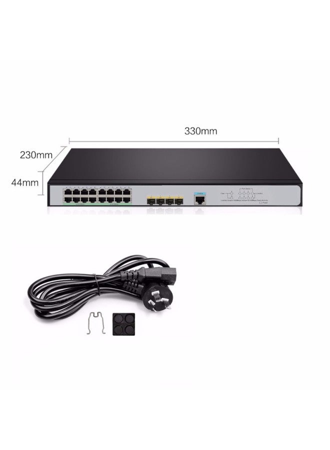 H3c S5016pv6-ei, 16 Gigabit Ethernet Ports + 4 Optical Ports, Full Gigabit Layer 2 Managed Enterprise-grade Network Switch, Ipv6/stacking/aggregation, Replacement For S5016pv5-ei - Image 4