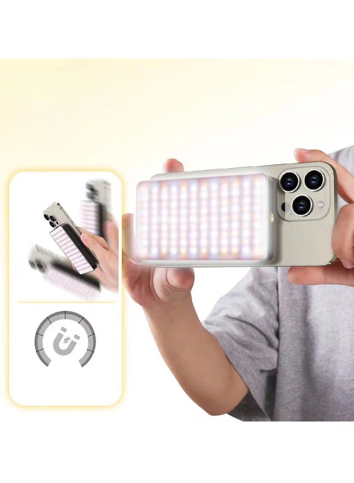 DUSALA M19 Portable Battery Powered 2500K-9000K Bi-Colour LED Light - Image 4