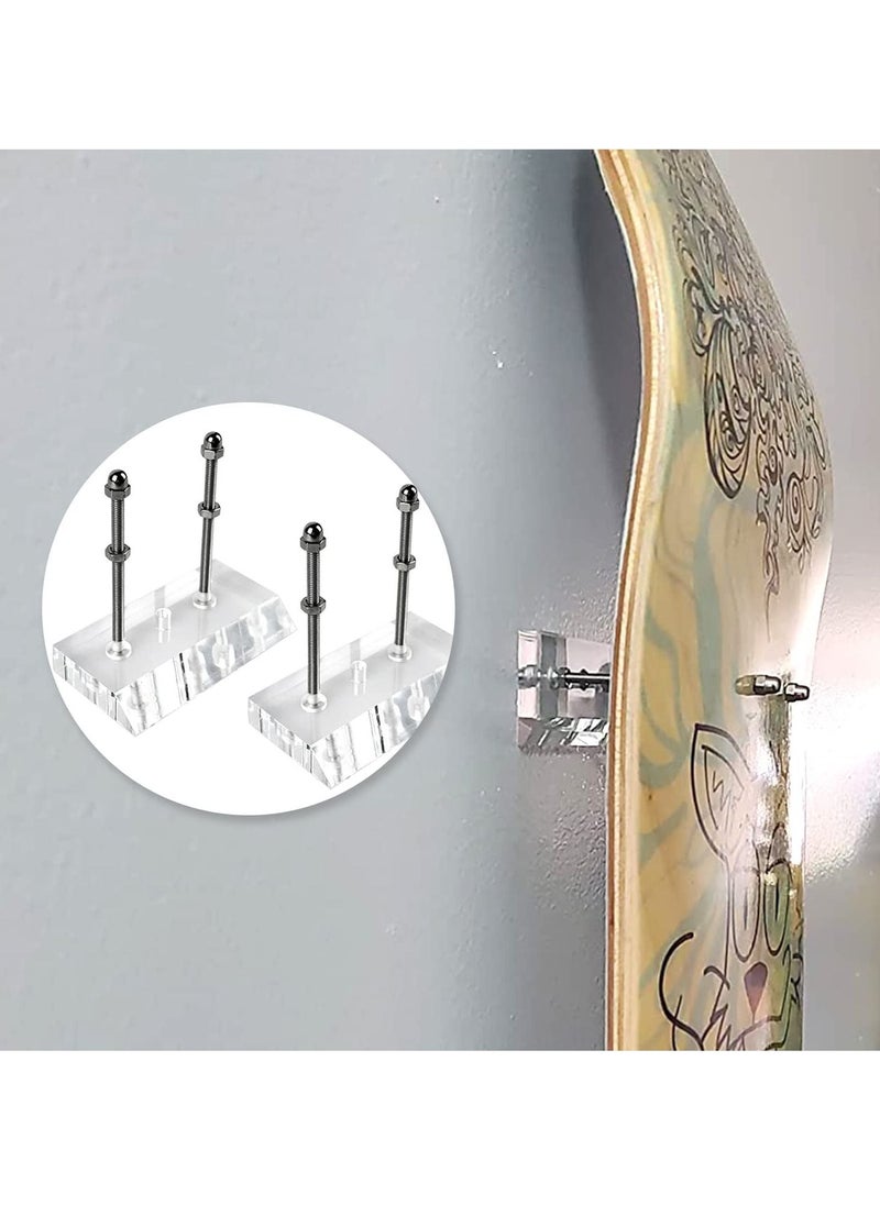 SYOSI - Wall Mount Skateboard Hanger, Sturdy And Durable Hanger Metal Skateboard Hanger For Skateboards Display And Storage - Image 1