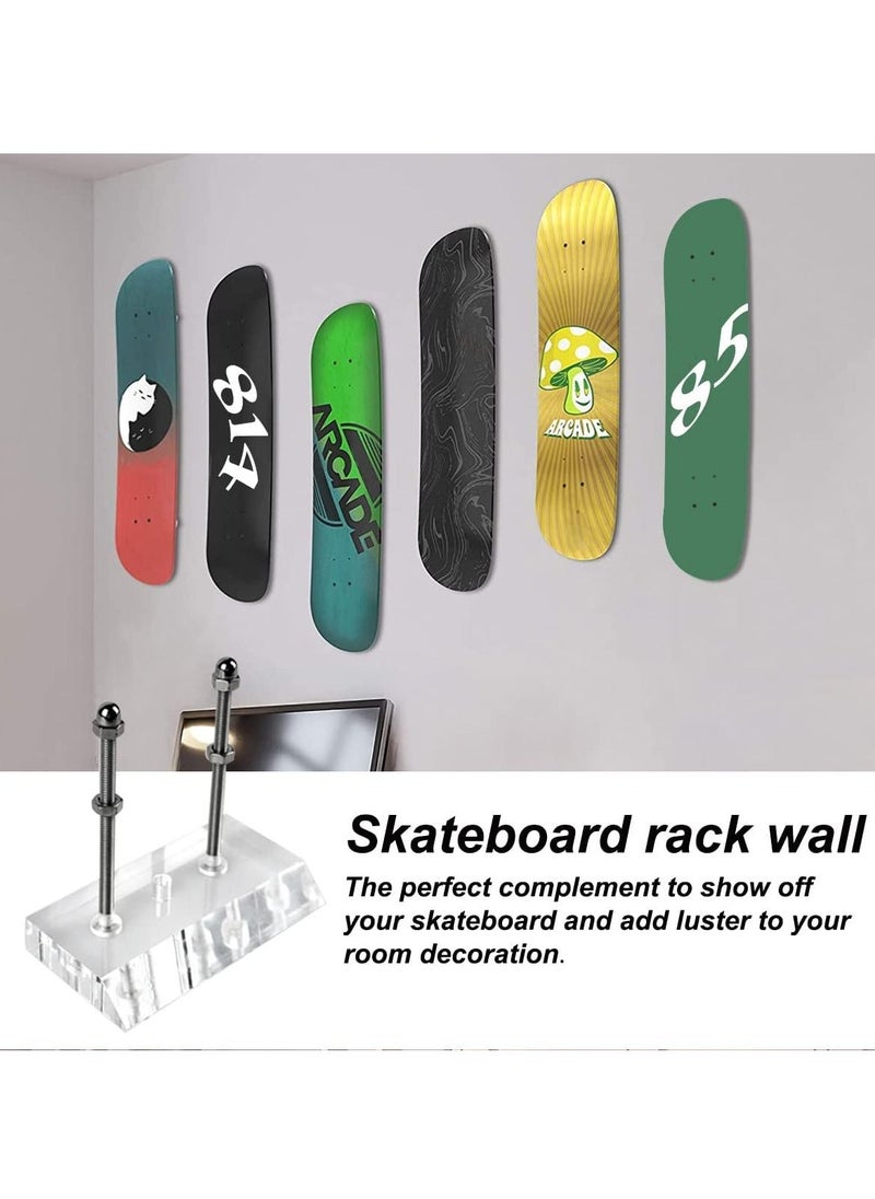 SYOSI - Wall Mount Skateboard Hanger, Sturdy And Durable Hanger Metal Skateboard Hanger For Skateboards Display And Storage - Image 1