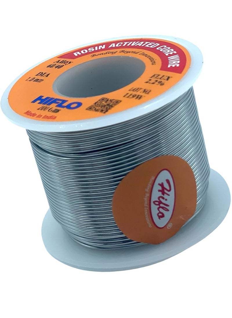 Solder Wire 1.0MM 200G With Tin Lead 60/40 Alloy Electronics Solder Wire, Made in India (1.0mm 200g) - pzsku/Z5175400536619CCEF5BEZ/45/_/1740410971/f4b159b0-8e7f-4996-b879-a7512c2053e1