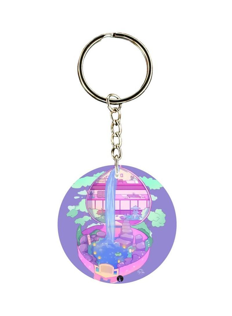 Printed Dual Sided Keychain