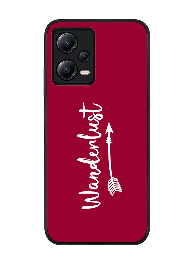 Stylizedd Rugged Black edge case for Poco X5 / Redmi Note 12 5G Slim fit Soft Case Flexible Rubber Edges Anti Drop TPU Gel Thin Cover - Wanderlust - Image 1