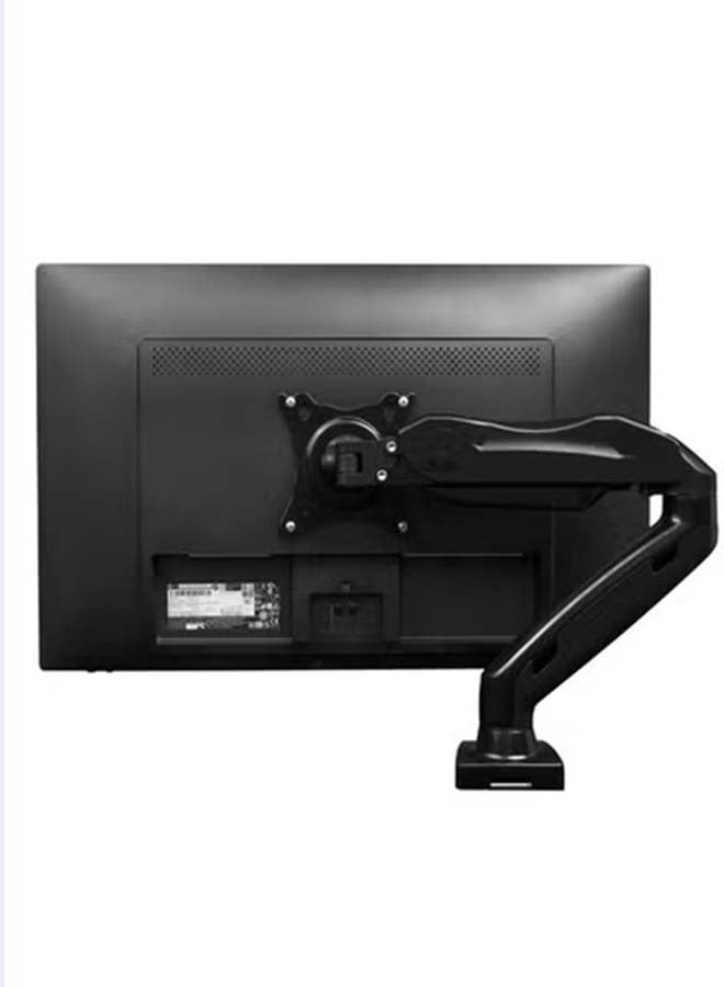 Oregon Desktop monitor standPneumatic armComputer screen baseAluminium alloy heightening standColour: Black - Image 2