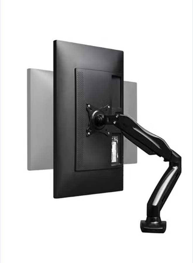 Oregon Desktop monitor standPneumatic armComputer screen baseAluminium alloy heightening standColour: Black - Image 3