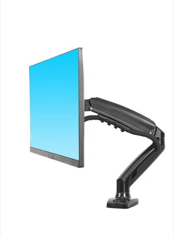 Oregon Desktop monitor standPneumatic armComputer screen baseAluminium alloy heightening standColour: Black - Image 4