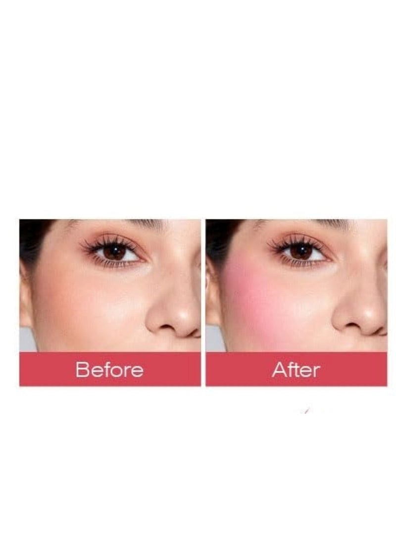 DONUT Rosy Cheeks Heart-Shaped Cushion Blusher for Flawless Glow Almond Peach - Image 5