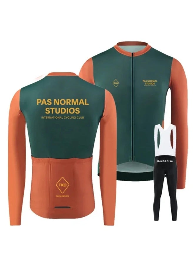 Fashion Pas Quick-dry Breathable Long-sleeve Overalls Bicycle Riding Suit Children's Karting Suit Speed Skating Suit