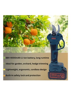 BONAI BONAI 88V Cordless Electric Pruning Shears – Heavy-Duty Tree & Branch Cutter with 2 Batteries  - Image 2