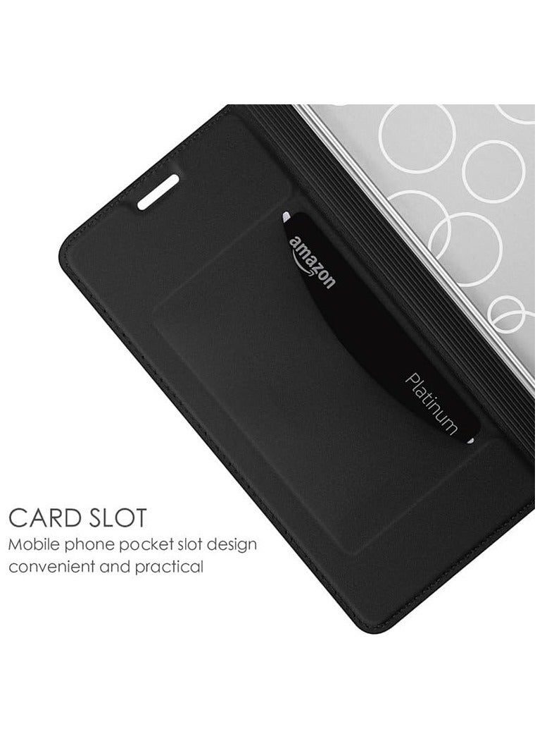 General Leather Case for Xiaomi Redmi 14C / POCO C75 (2024),Flip Phone Protective Cover with Card Slot & Stand Function,Anti-fall Protective Cover  - Image 4