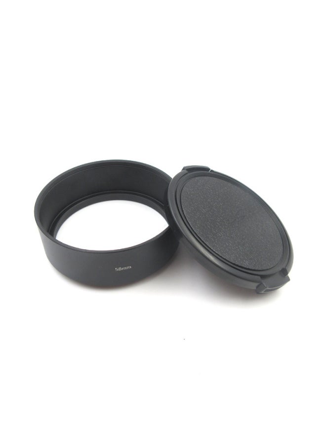 Generic - Height 20mm Thread Standard Lens Height 40mm Medium Telephoto Lens Height 25mm Curved Wide Angle Lens Hood Cover-Color:Height 40mmM62*P0.75mm - Image 1