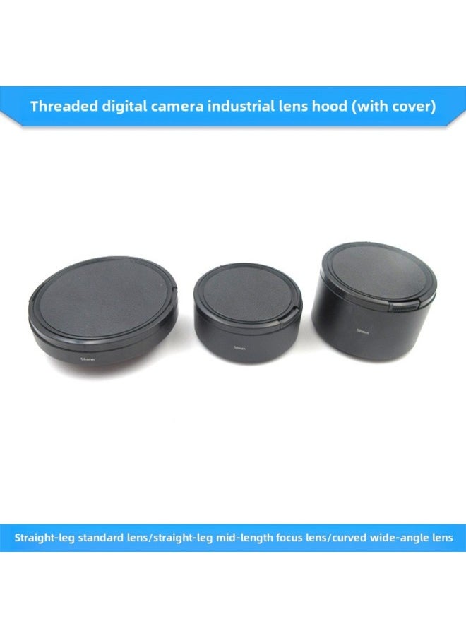 Generic - Height 20mm Thread Standard Lens Height 40mm Medium Telephoto Lens Height 25mm Curved Wide Angle Lens Hood Cover-Color:Height 40mmM62*P0.75mm - Image 1