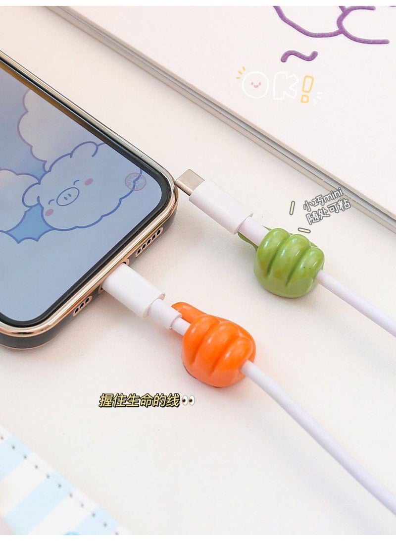 Multifunctional Hand-Shaped Self-Adhesive Wire Organizer and Holder  10 Pieces - Image 3