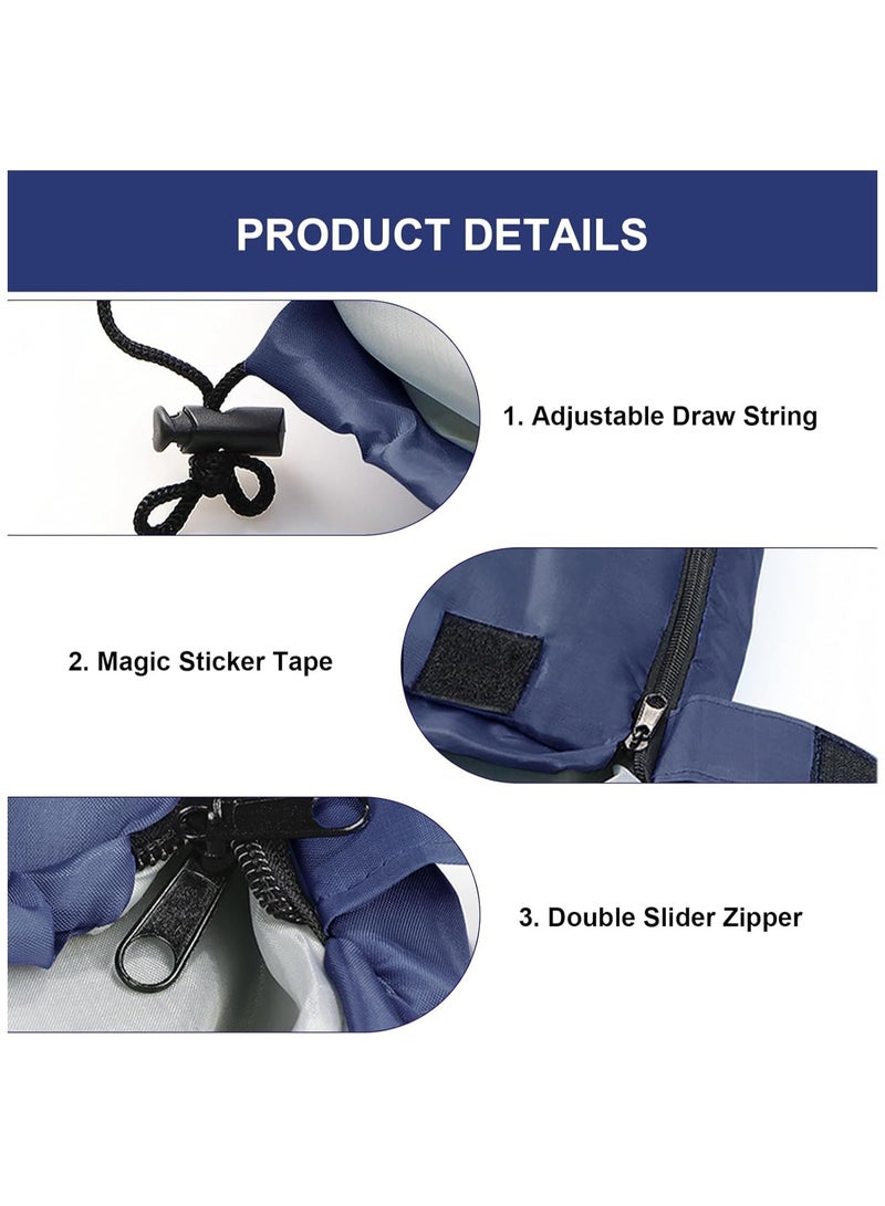 جورونب أكياس نوم للكبار في الطقس البارد والدافئ - حقيبة نوم للتخييم - تصميم خفيف الوزن ومضغوط - مثالية للتخييم والمشي لمسافات طويلة وحمل حقائب الظهر - Image 3