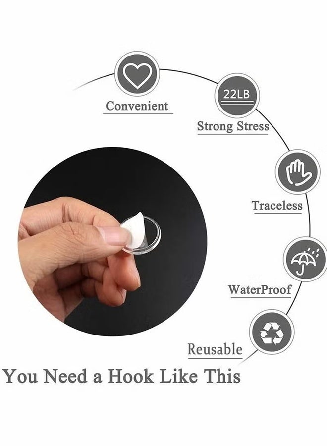 100Pcs Self-Adhesive Hook  Hooks Without Drilling - Image 4