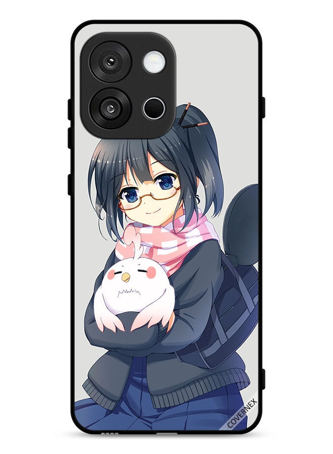 Covernex OnePlus 13s Protective Case Cover Girl Holding Pet Art - Image 1