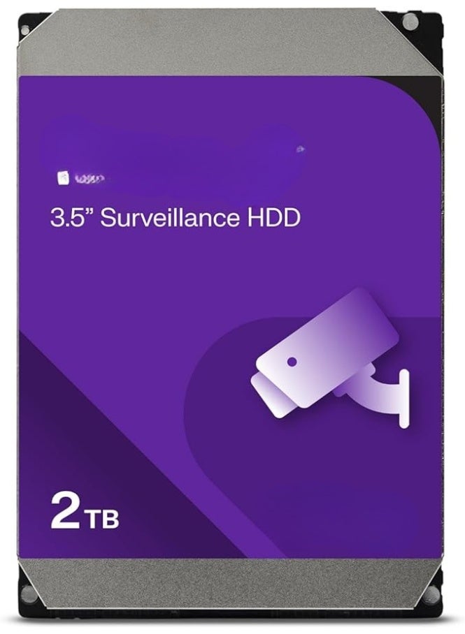 2TB Internal Surveillance Hard Drive – 3.5-Inch HDD for 24/7 Video Recording and Security Systems - Image 1