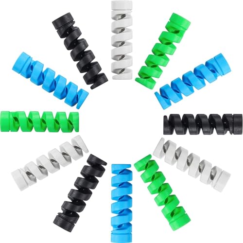 STRIFF 20 Pieces Spiral Multi Cable Protector Cord Saver for Mac Charger, iPhone Charger, Wire Protector, Lightweight Durable Flexible Wire Winder for Charging Cables Data Cables, Earphones - Image 2