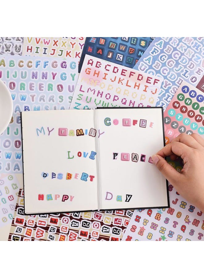 PAGEMORE 2000+ Pcs Alphabet Sticker for Journaling,Fun & Colorful Craft Letter Stickers for Junk Journal, Scrapbooking Supplies, Ideal DIY Decorative Gift for Women Teen Girls - Image 5