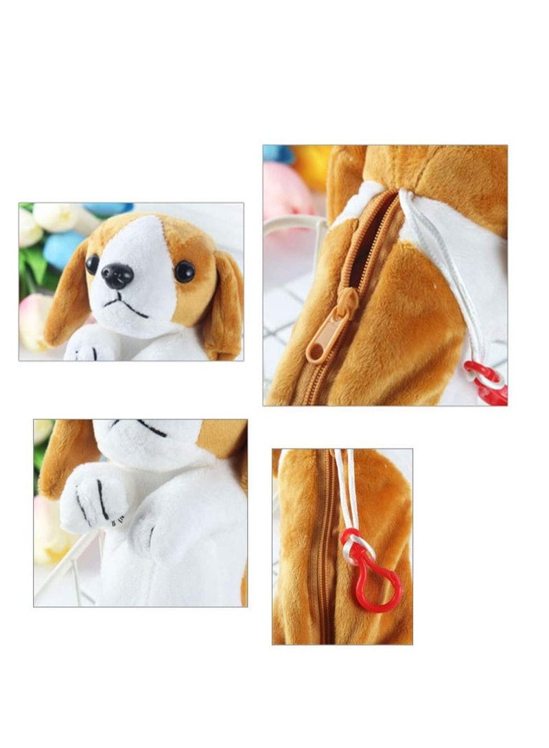 KASTWAVE 3D Dog Shape Pencil Pen Bag,  Soft Plush Toy Gifts for Kids (Labrador) - Image 4