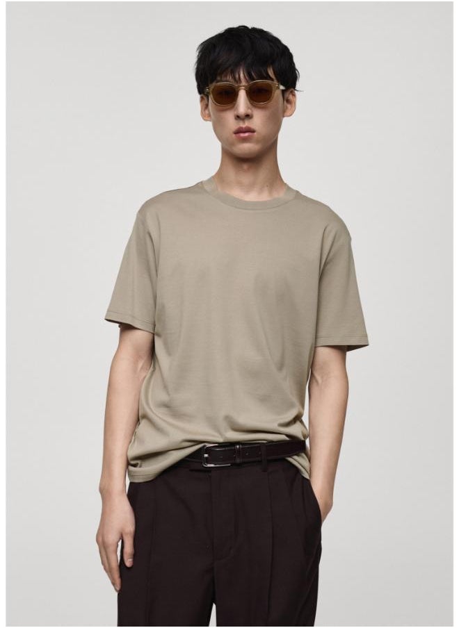 Mango Man Essential Crew Neck T-Shirt  - Image 1