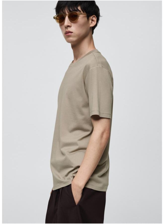 Mango Man Essential Crew Neck T-Shirt  - Image 3