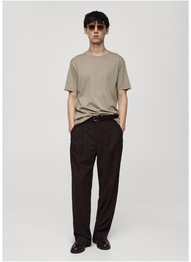 Mango Man Essential Crew Neck T-Shirt  - Image 5
