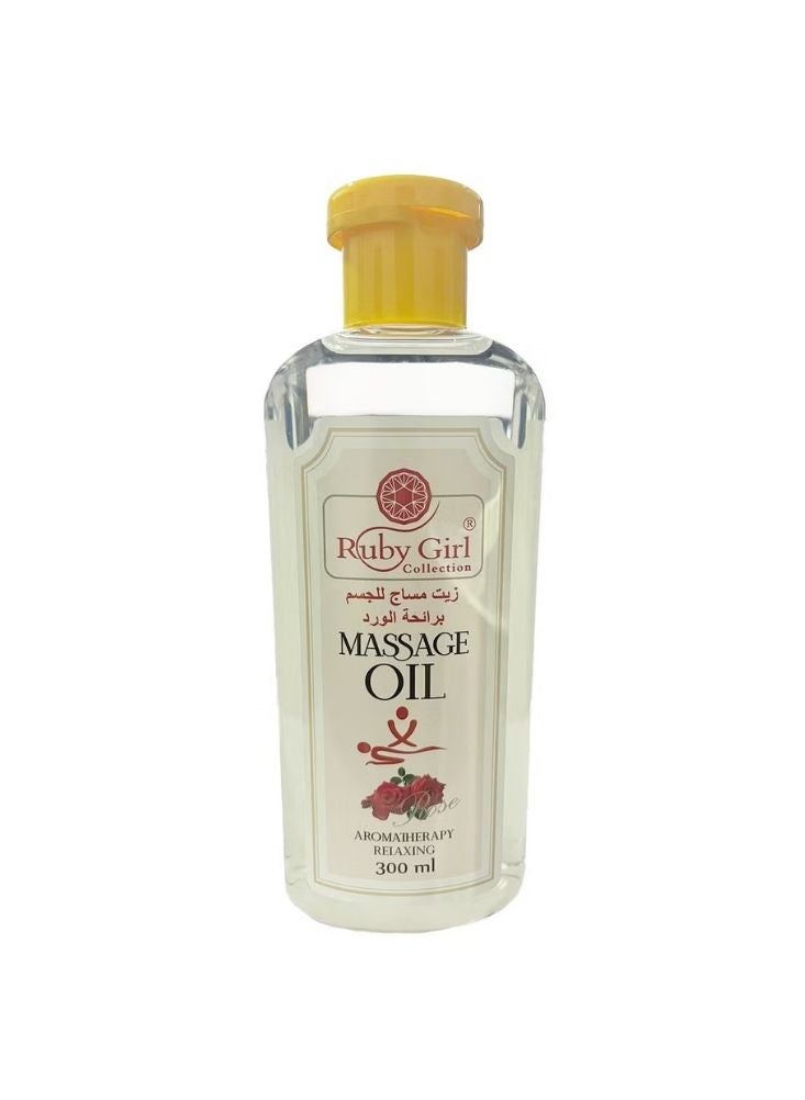 Ruby Girl Massage Oil – Aromatherapy Relaxing Rose Scent 300ml