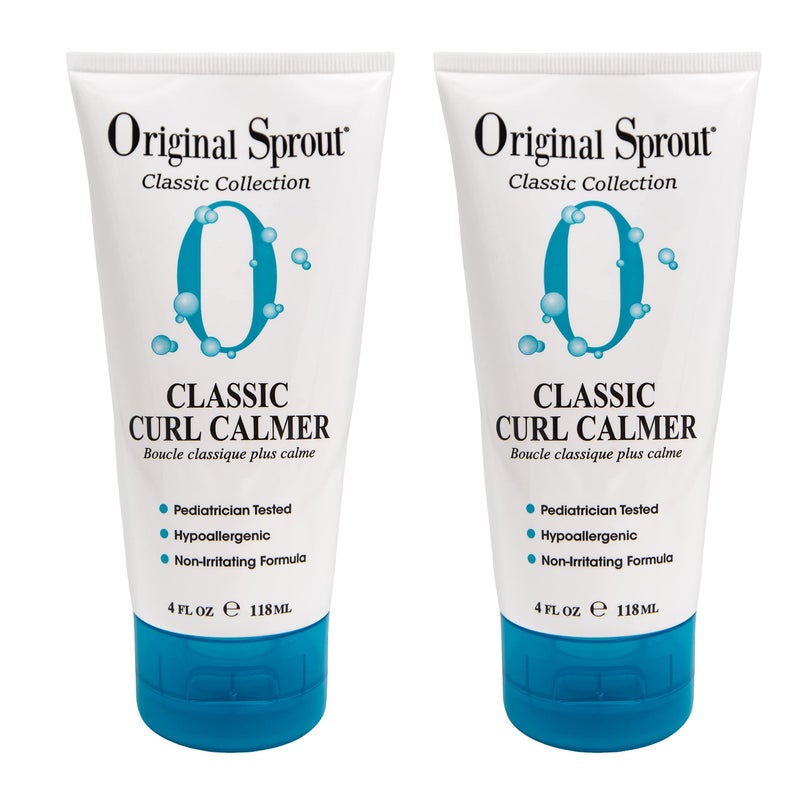 Original Sprout Classic Curl Calmer. Safe Hair Care. Curly Hair Moisturizer and Hair Strengthener. 4 Ounces. 2 Pack. (Packaging May Vary)