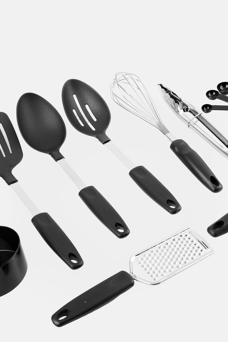 Gibson Home 18 Pieces Kitchen Tool Set, Black - Image 3