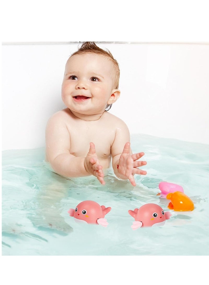 Water Bath Toy 6PCS Animal Clockwork Bathtub Swimming Pool Toy Kids Bathtub Toys for Infant Boys and Girls Water Play - Image 2