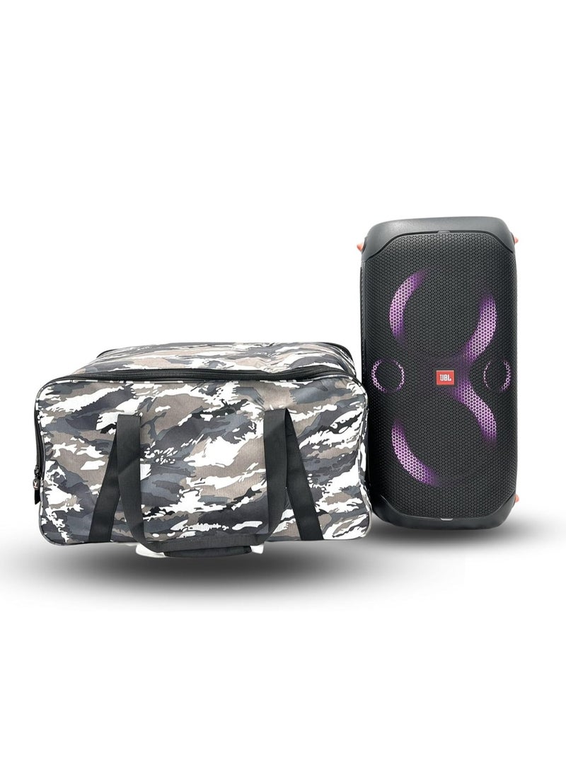 Angry Bull Speaker Bag Safety Storage Case with Handy Strap Travel Bag Compatible for (JBL PARTYBOX 110 BAG ARMY-F) - Image 2