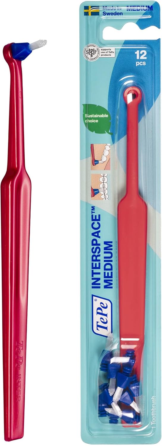 Tepe فرشاة تي بي إنترسبيس متوسطة مع 12 رأسًا - Image 1