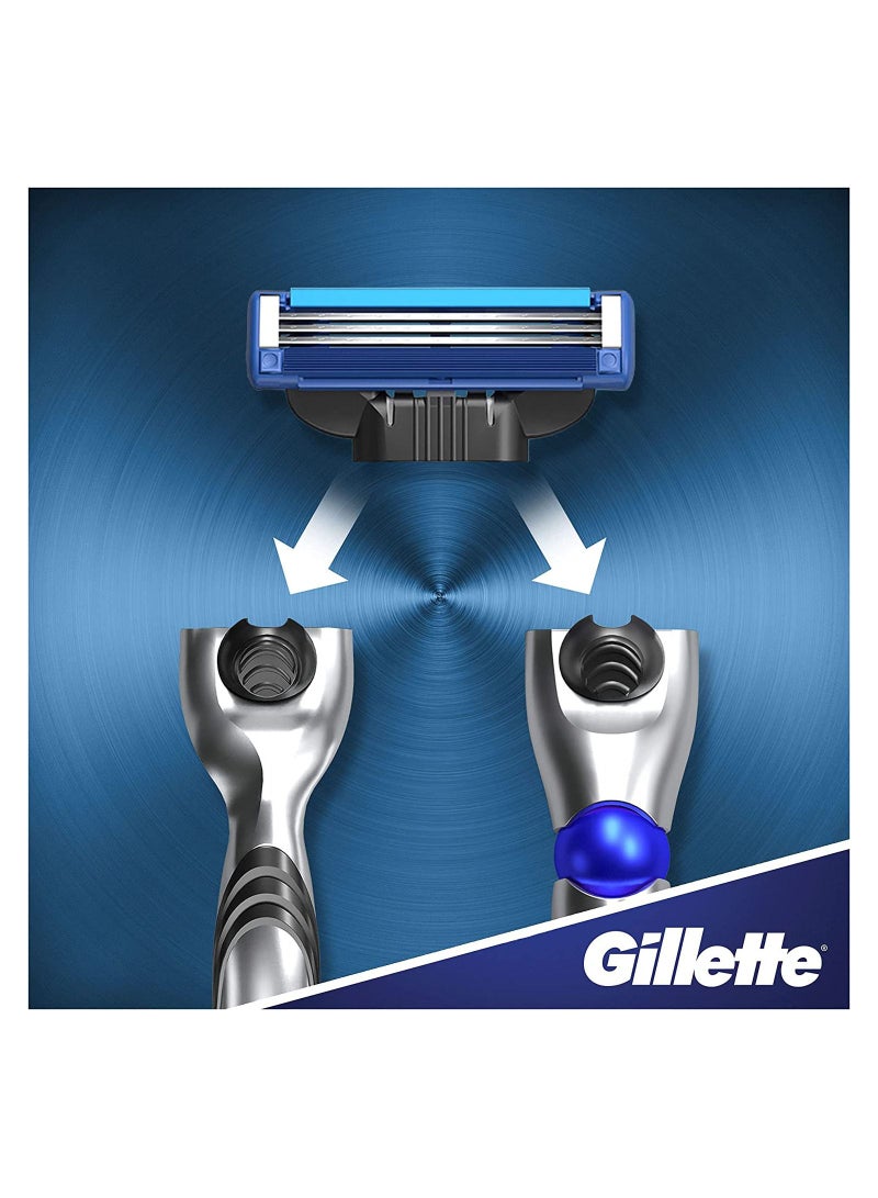 Gillette Mach3 Turbo Men's Razor Blade Refills 8pcs - Image 3