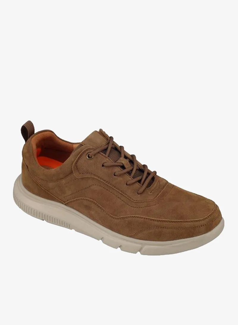 لو كونفورت Men Lace-Up Leather Ankle Sneakers
