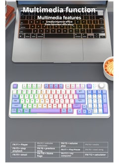 SARAQITA English Gaming Keyboard with RGB LED - 94-key Gaming Keyboard - ESports Mechanical Keyboard With Software For Win/Mac  - Image 4