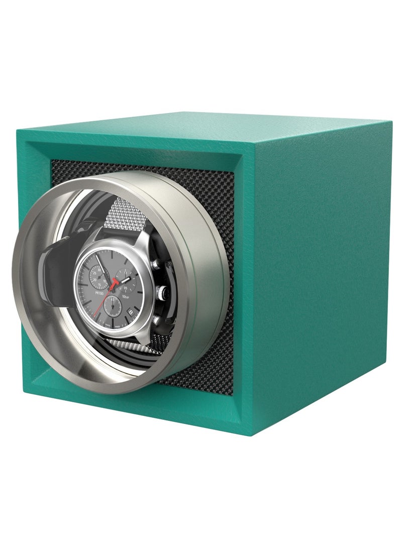 دوكوين جهاز لف الساعة الأوتوماتيكية الواحدة مع وسادة ساعة قابلة للتعديل ومصدر طاقة مزدوج ومحرك ياباني هادئ صندوق الساعة وملفاف الساعة ومحافظة دوار الساعة للسفر - Image 1