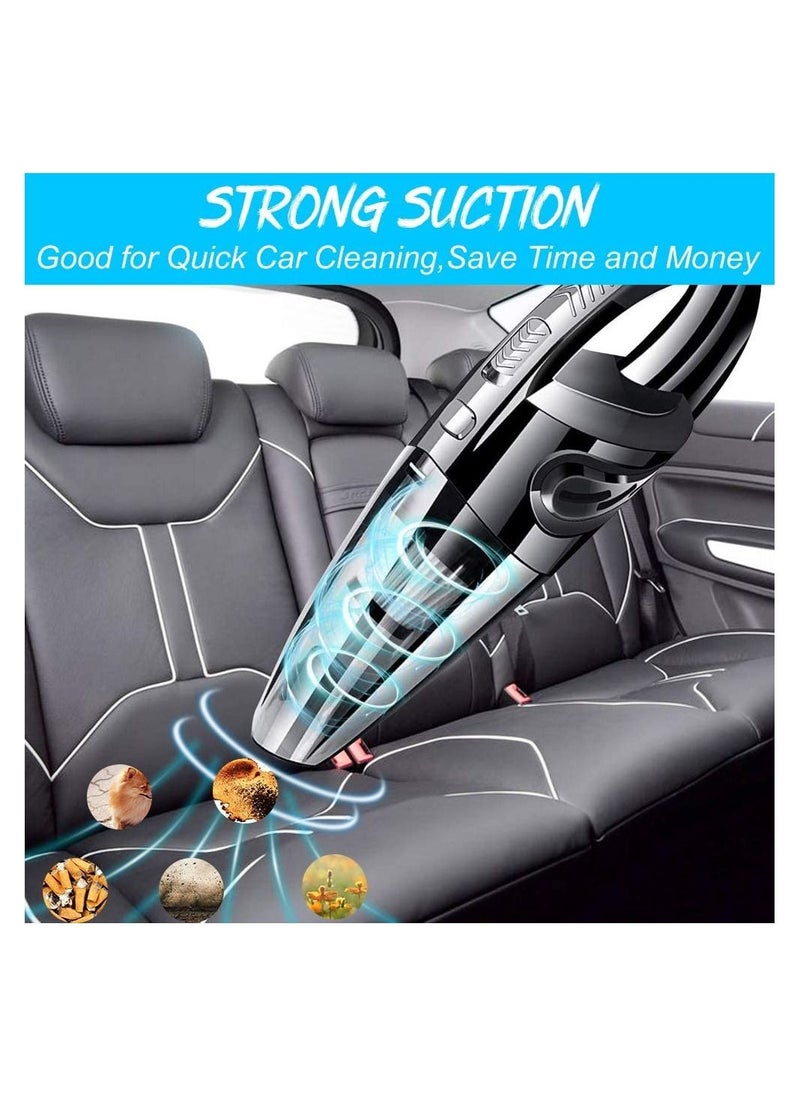 Generic - Handheld Car Vacuum, Strong Suction Portable Car Cleaner with Cordless, 120W Rechargeable Wet and Dry Vacuum Cleaner, for Pet Hair, Home and Car Cleaning - Image 1