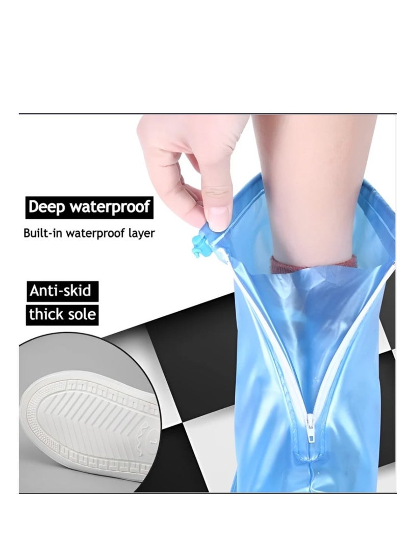 Generic - Non-Slip Plastic Booties for Shoes Covers Water-Resistant-3 XL(42 - 46 ) - Image 1