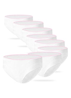 Disposable Cotton Briefs for Women, Lightweight Soft Breathable Individually Wraped Underwear for Travel Hospital Business Trips Menstruation Puerperium Pregnancy, 30 Pcs - L Size