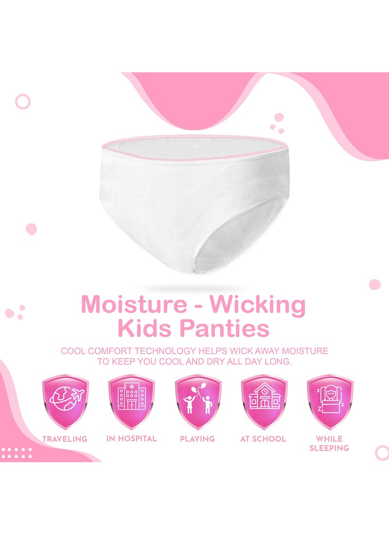 KASTWAVE - Disposable Cotton Briefs for Women, Lightweight Soft Breathable Individually Wraped Underwear for Travel Hospital Business Trips Menstruation Puerperium Pregnancy, 30 Pcs - L Size - Image 1