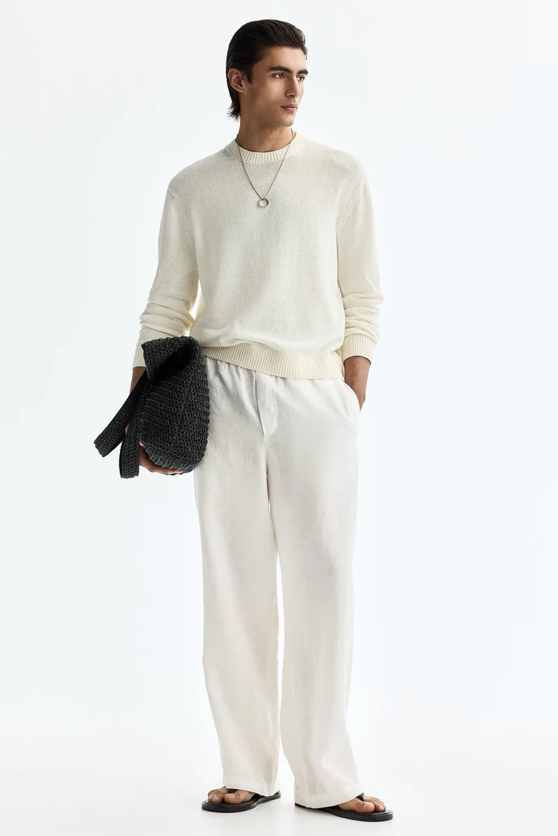 H&M Loose Fit Linen trousers
