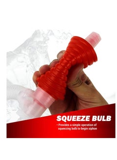 SYOSI Liquid Fuel Transfer Siphon Pump Large Squeezing Syphon for Lawn Mowers Manual Pumping Petrol, Water and more!  - Image 4