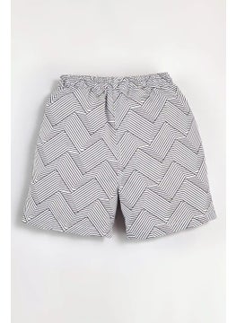 Gold Class Kidswear Striped Printed Lined Drawstring Boys Swim Shorts  - Image 2